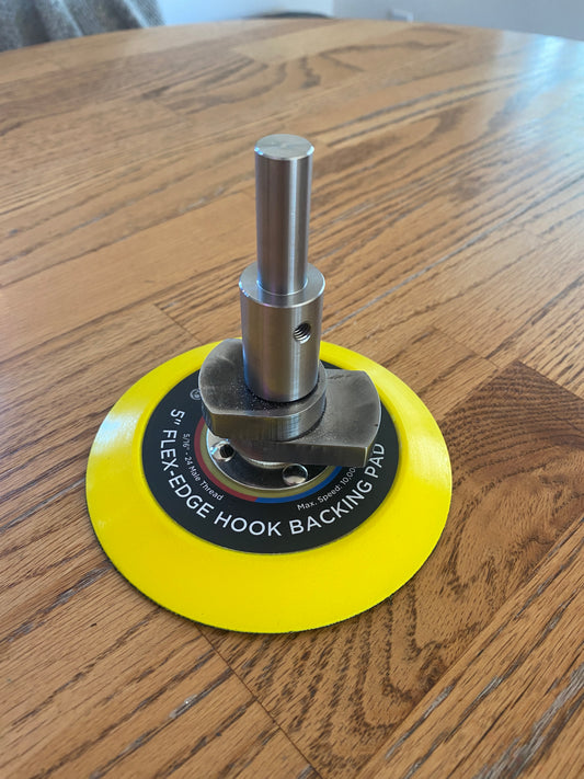 5" CNC Floating Free Run Random Orbit Sanding Head