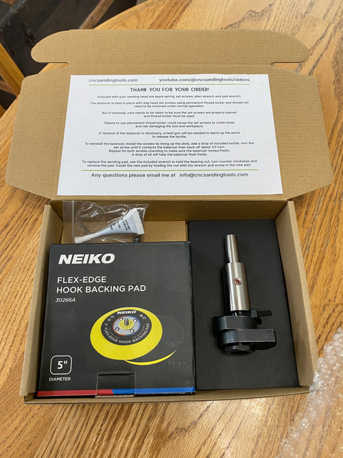 5" CNC Sanding head 1/2" Shank Kit